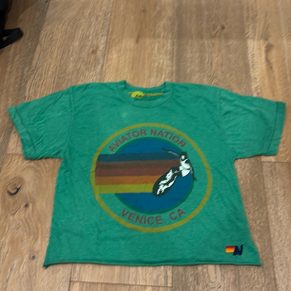 Green aviator nation, T-shirt, size small